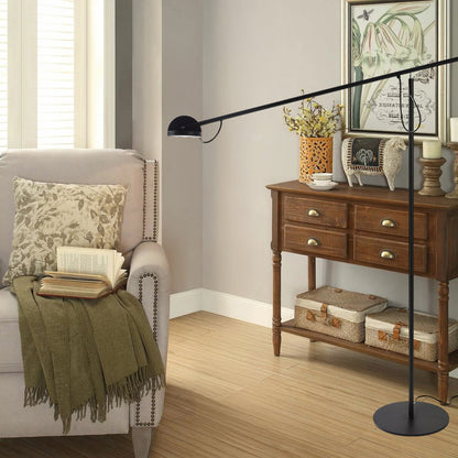 Precision Movement Eclectic Metal Floor Lamp