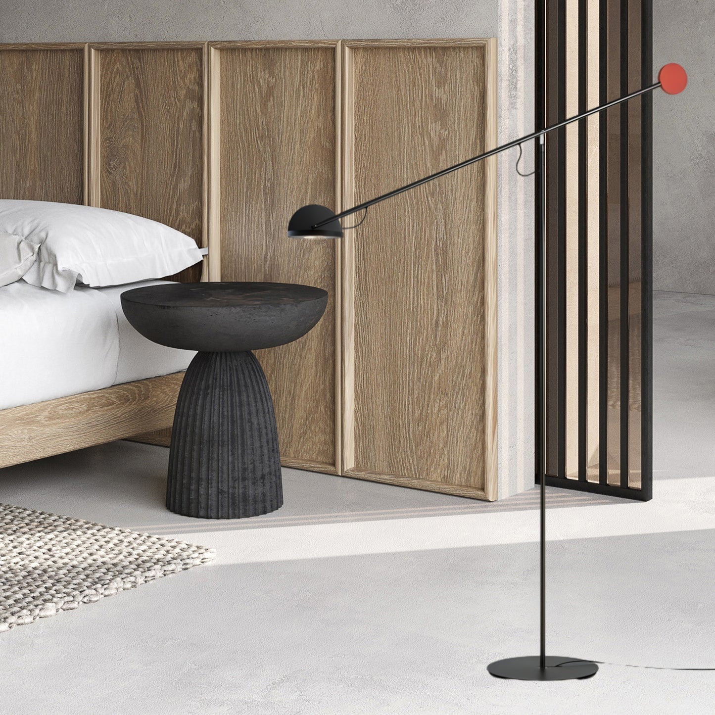 Precision Movement Eclectic Metal Floor Lamp