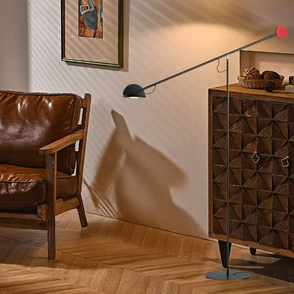 Precision Movement Eclectic Metal Floor Lamp