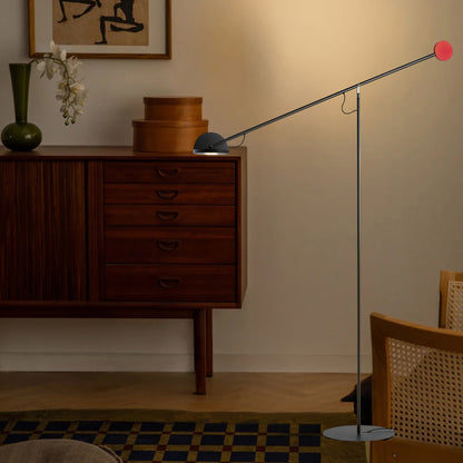 Precision Movement Eclectic Metal Floor Lamp