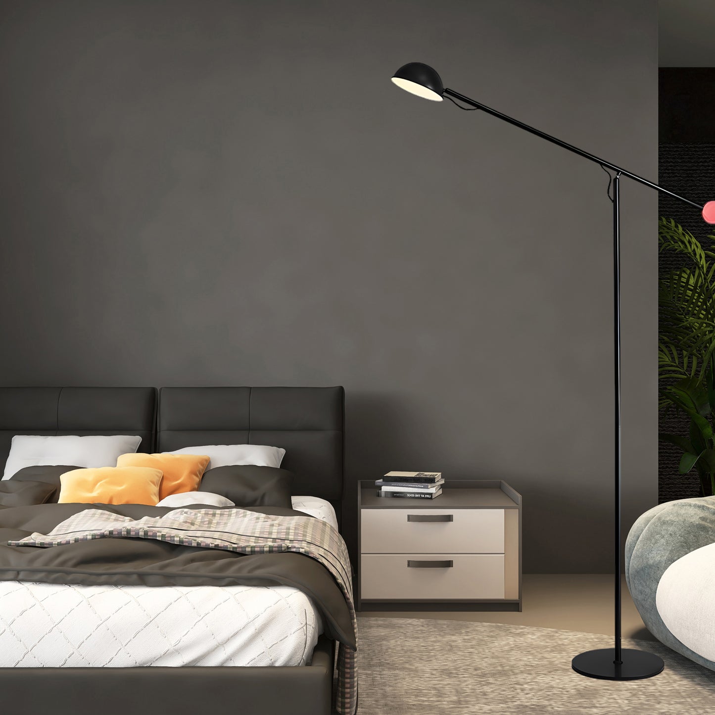 Precision Movement Eclectic Metal Floor Lamp