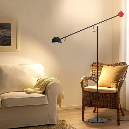 Precision Movement Eclectic Metal Floor Lamp