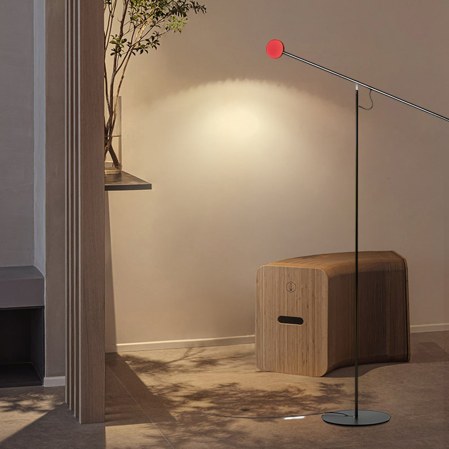 Precision Movement Eclectic Metal Floor Lamp