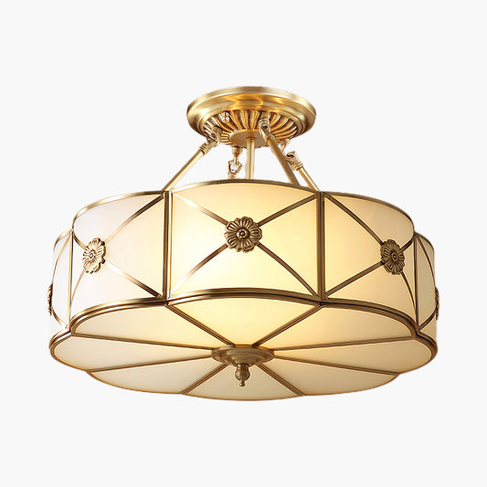 Preston Classic Crystal Ceiling Lamp