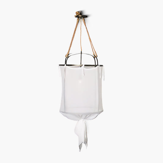 Provence Linen Classic Metal Pendant Light