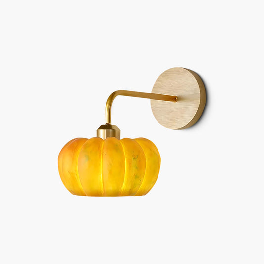 Pumpkin Eclectic Metal Wall Light