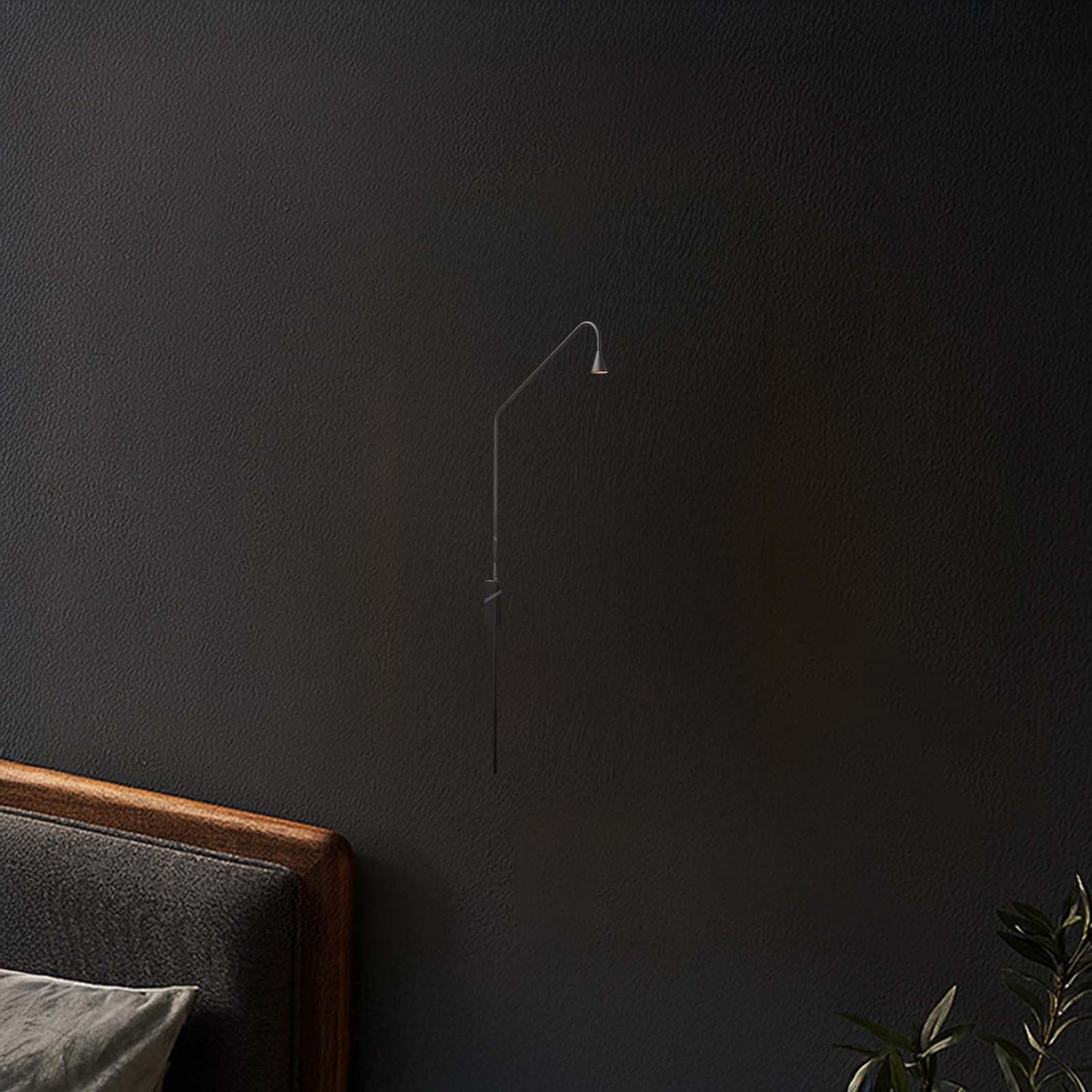 Pureform Minimalist Metal Wall Lamp