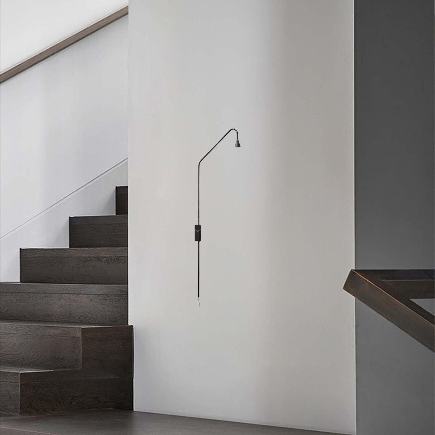 Pureform Minimalist Metal Wall Lamp