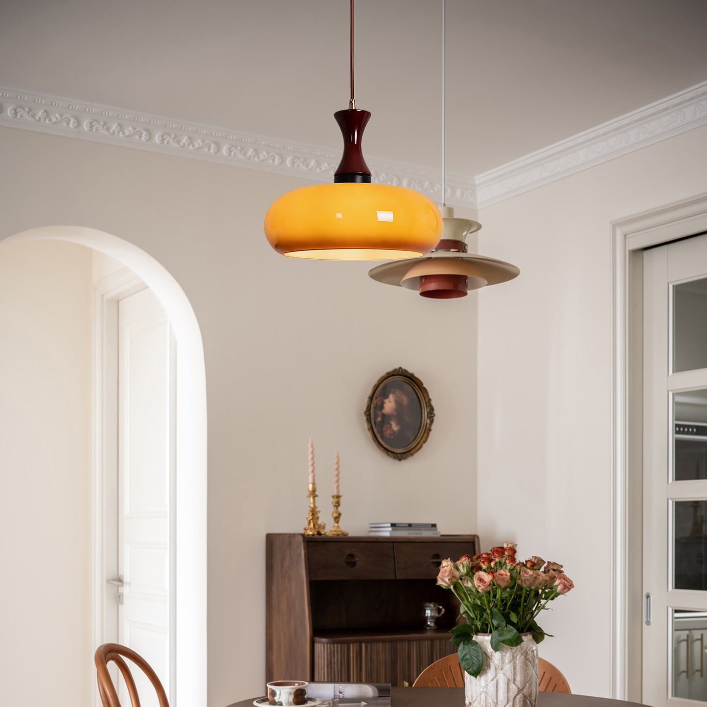 Quadri Foglio Modern Crystal Pendant Lamp