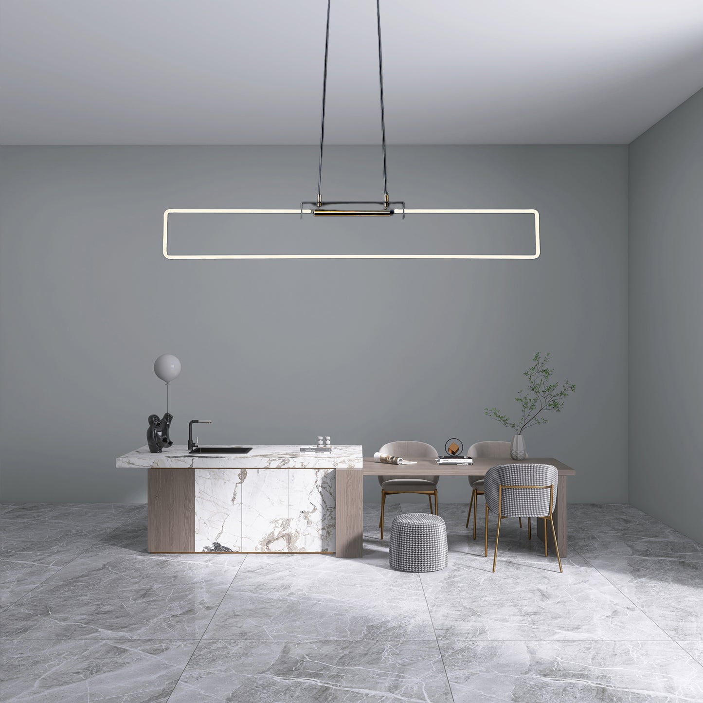 RA Minimalist Crystal Pendant Lamp