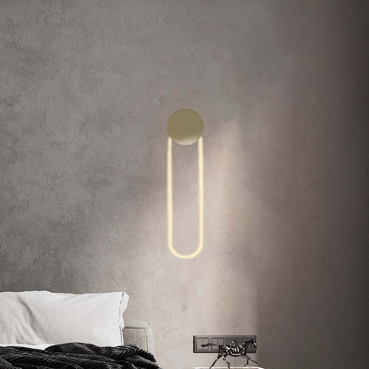 RA Eclectic Metal Wall Lamp