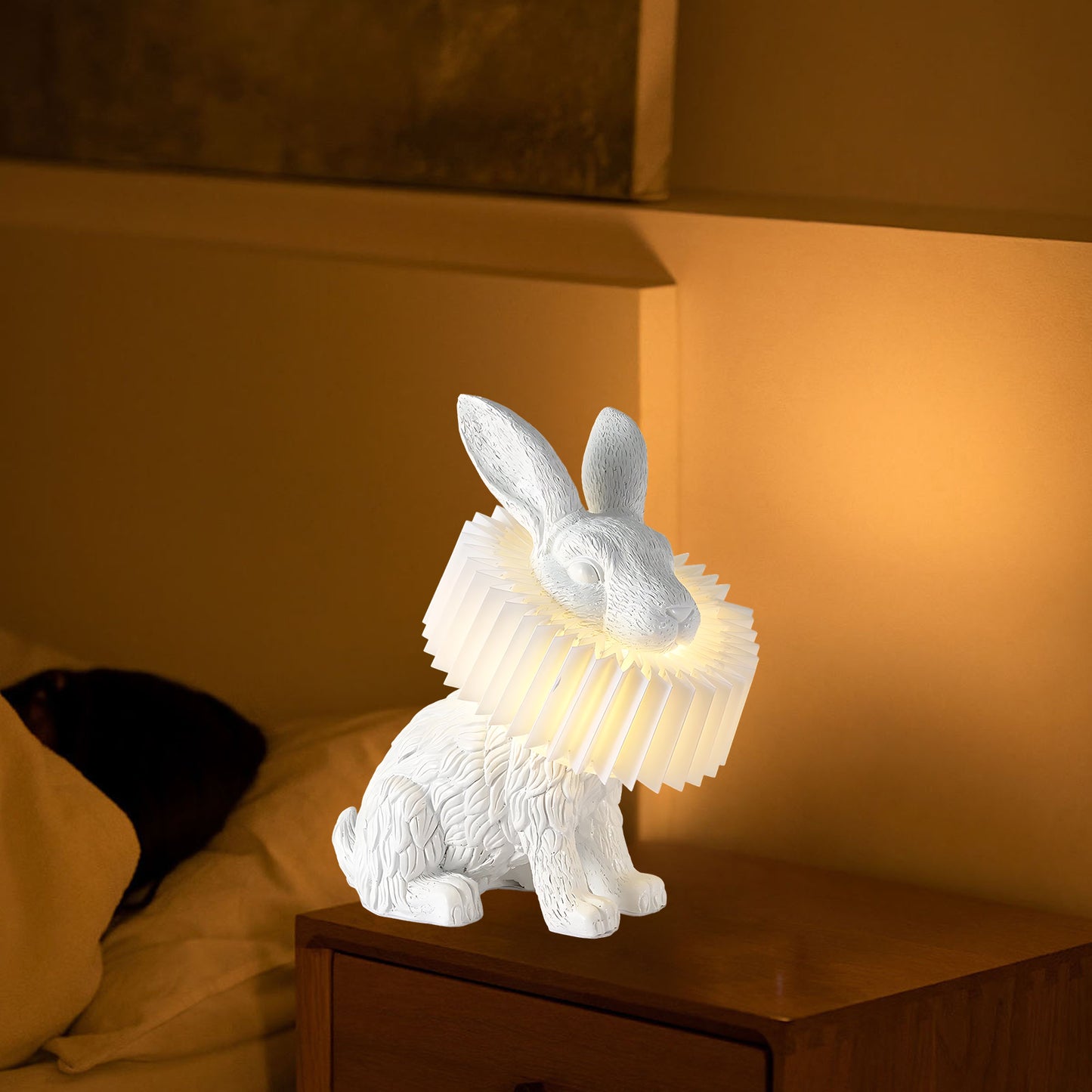 Rabbit X Art Deco Material Table Lamp