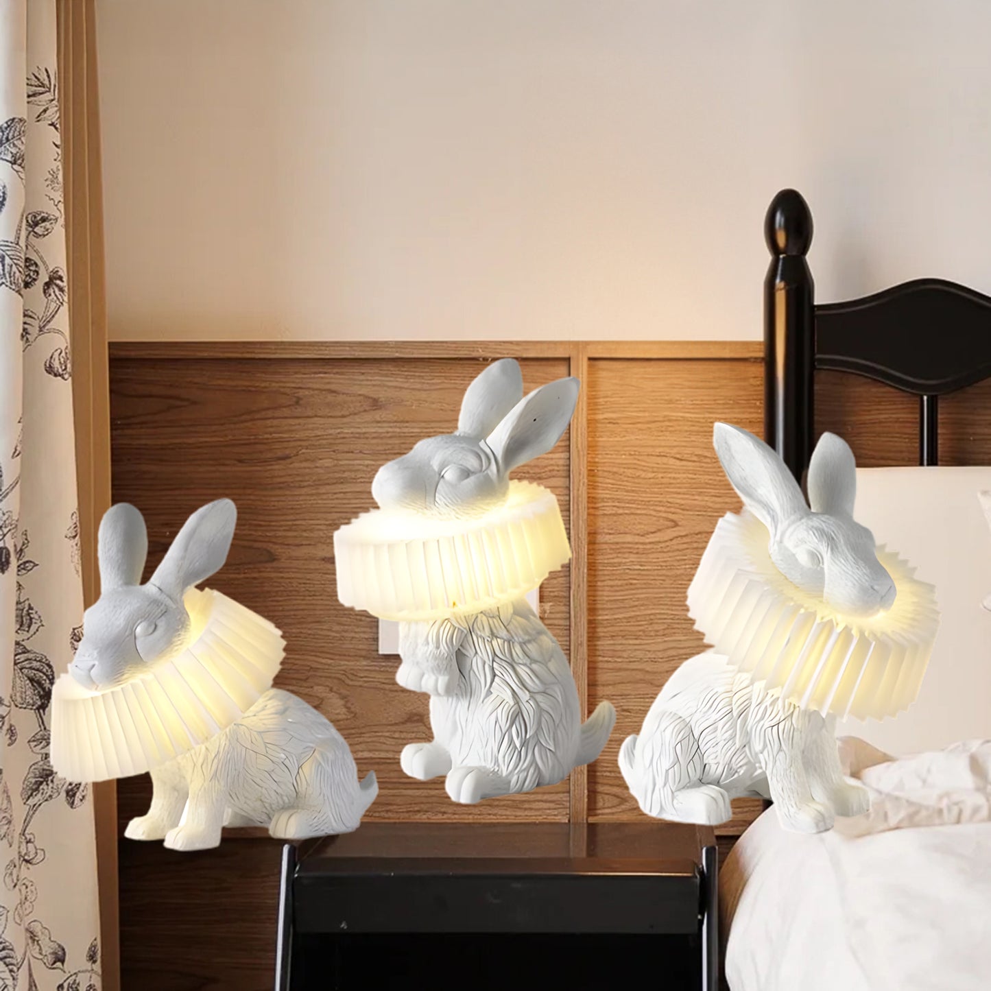 Rabbit X Art Deco Material Table Lamp