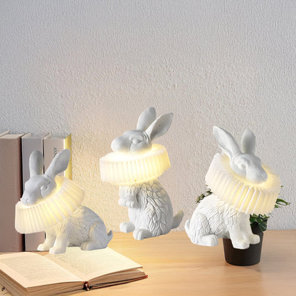 Rabbit X Art Deco Material Table Lamp