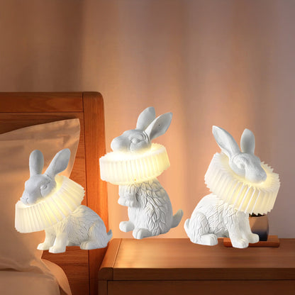 Rabbit X Art Deco Material Table Lamp