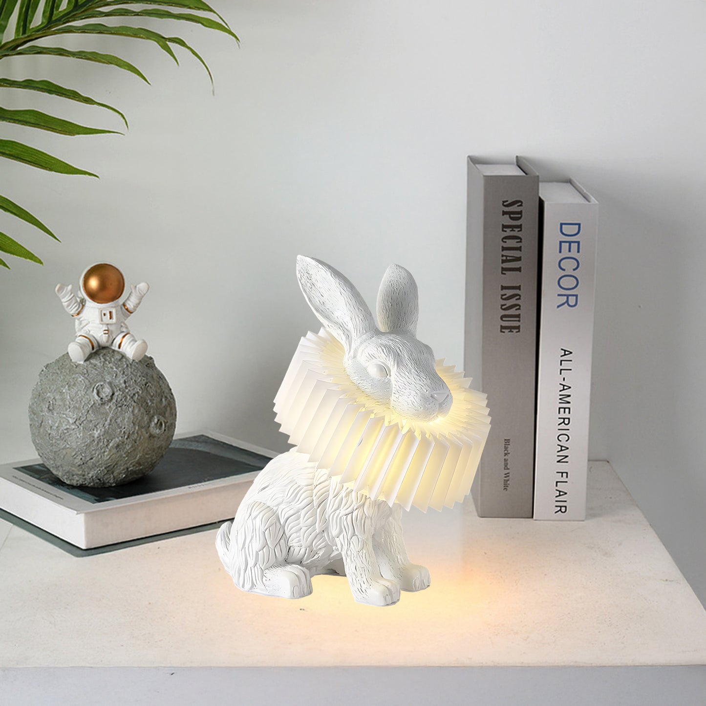 Rabbit X Art Deco Material Table Lamp