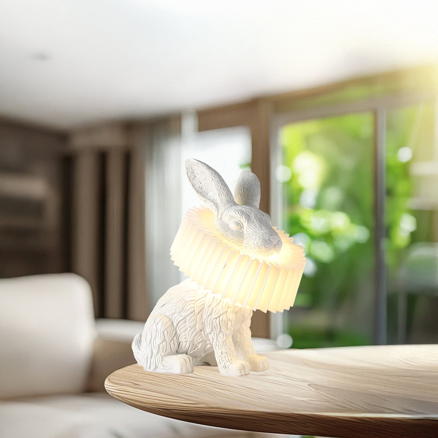 Rabbit X Art Deco Material Table Lamp