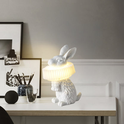 Rabbit X Art Deco Material Table Lamp