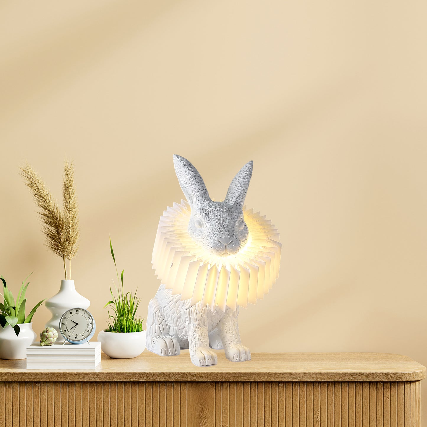 Rabbit X Art Deco Material Table Lamp