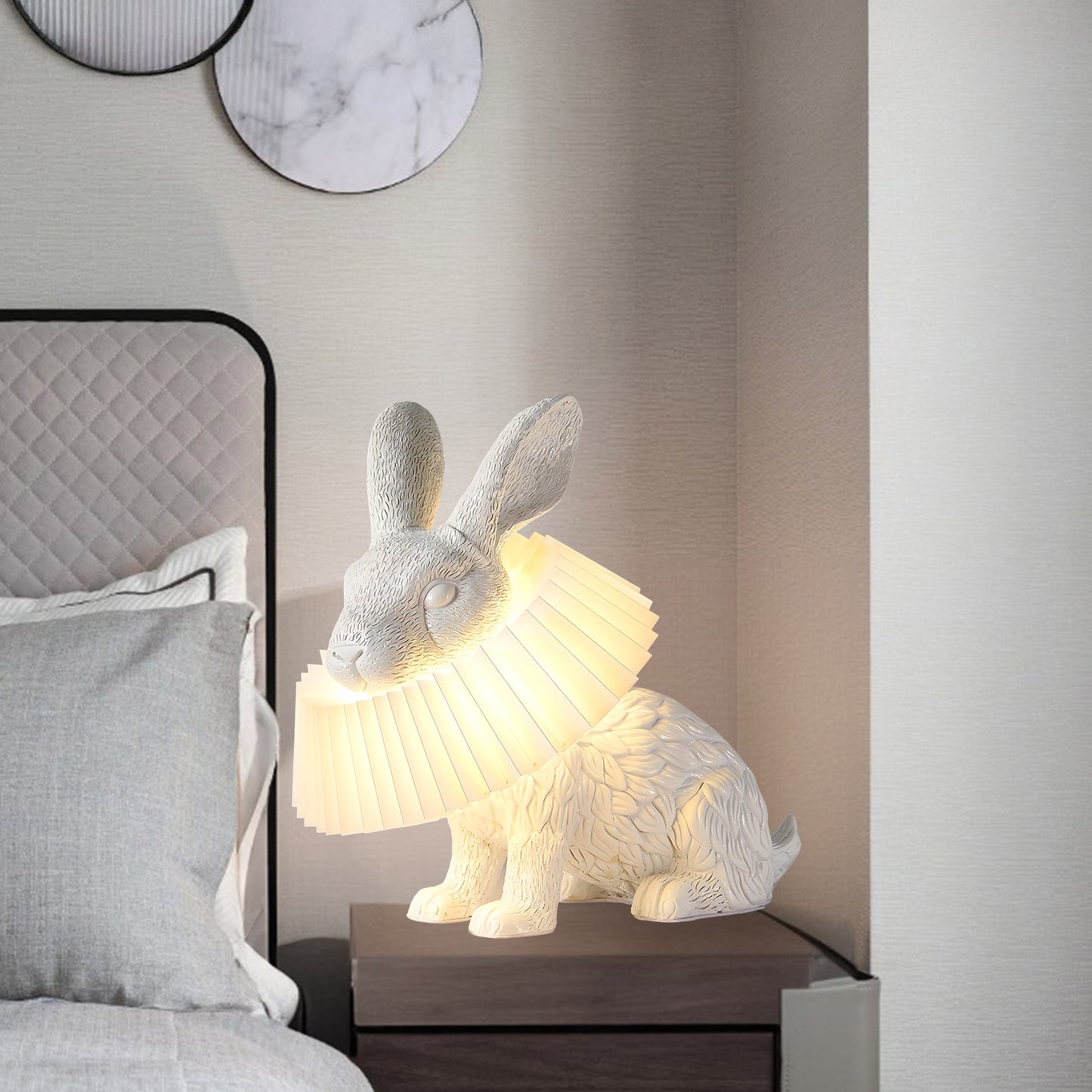 Rabbit X Art Deco Material Table Lamp