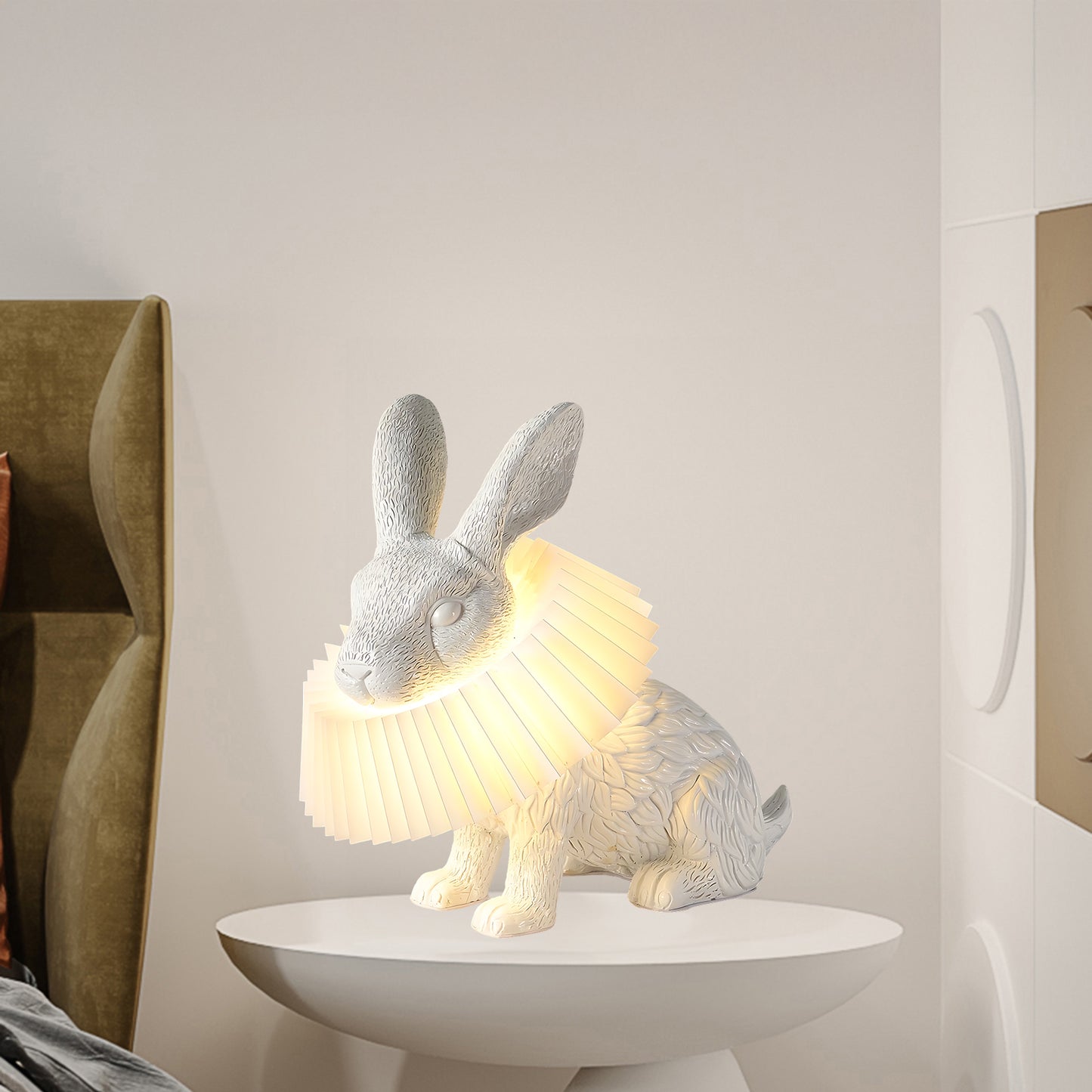 Rabbit X Art Deco Material Table Lamp