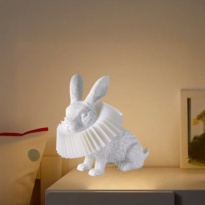 Rabbit X Art Deco Material Table Lamp