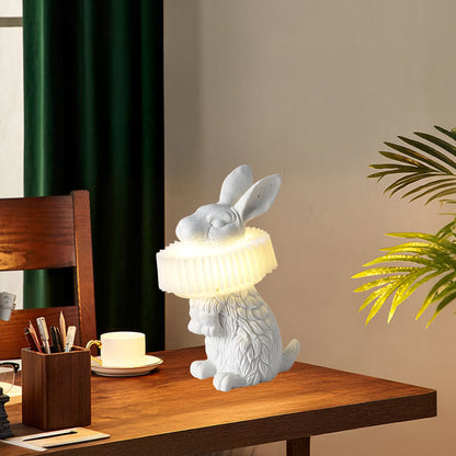 Rabbit X Art Deco Material Table Lamp