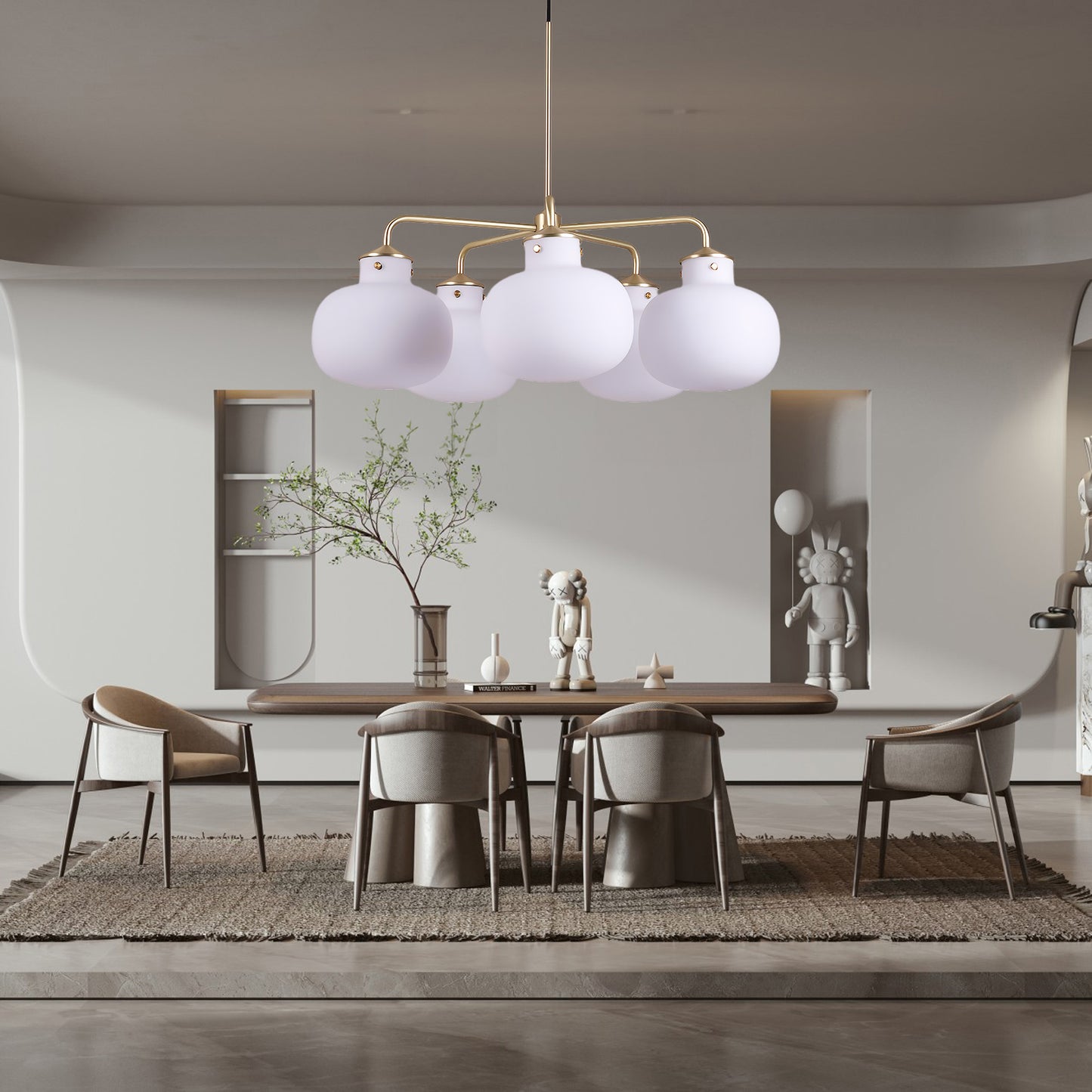 Raito Modern Crystal Pendant Lamp