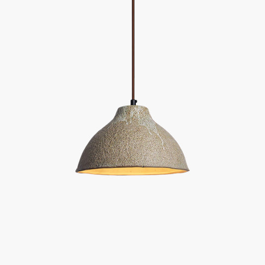 Raku Retro Ceramic Vintage Metal Pendant Lamp