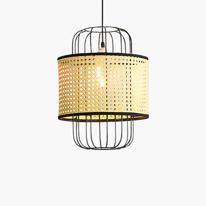 Rattan Aru Modern Metal Pendant Lamp