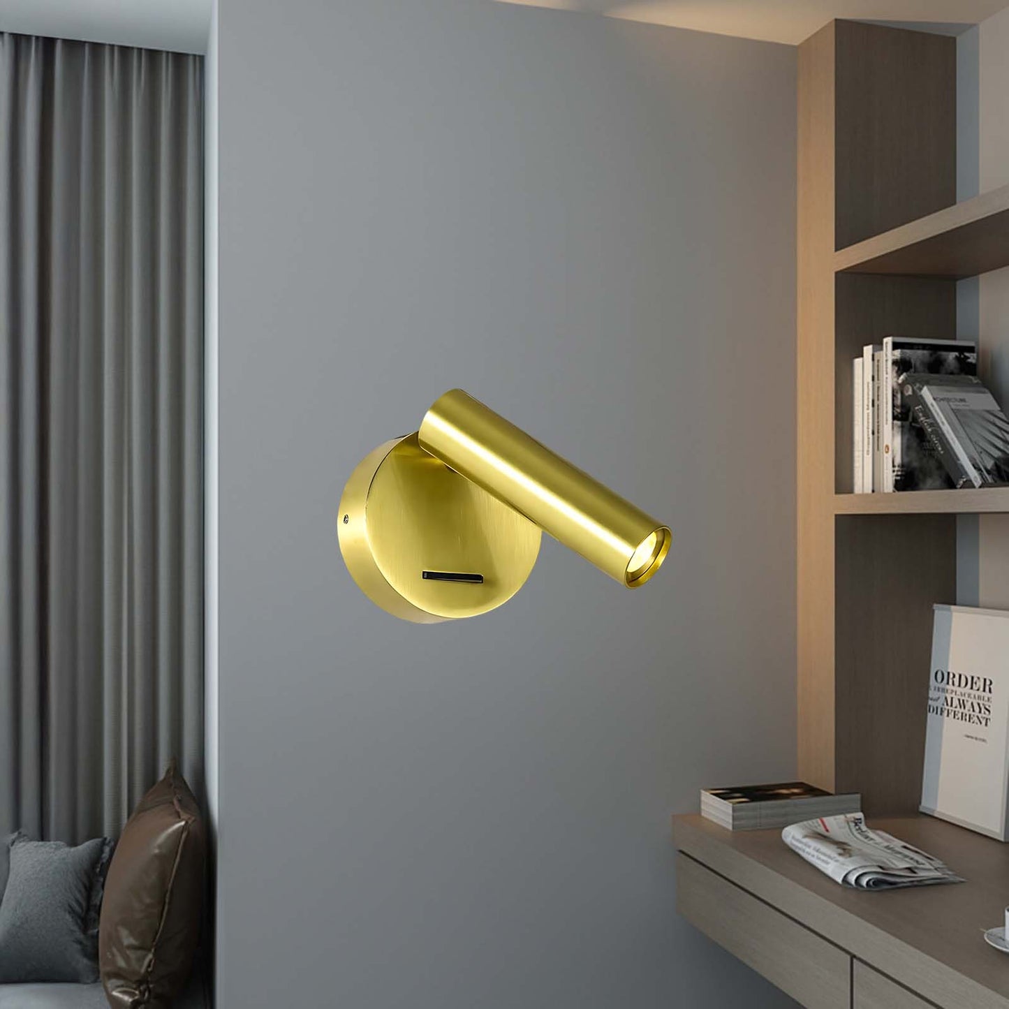 Reading LED Bedroom Minimalist Metal Wall Lamp