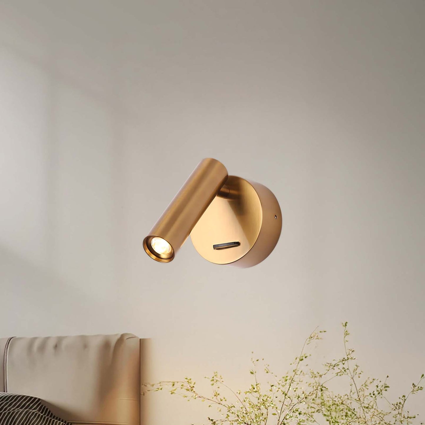 Reading LED Bedroom Minimalist Metal Wall Lamp