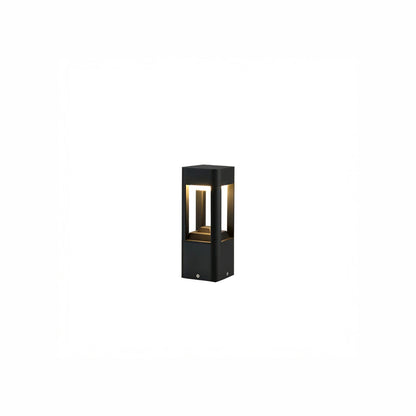 Rectangular Column Garden Modern Aluminum Outdoor Light