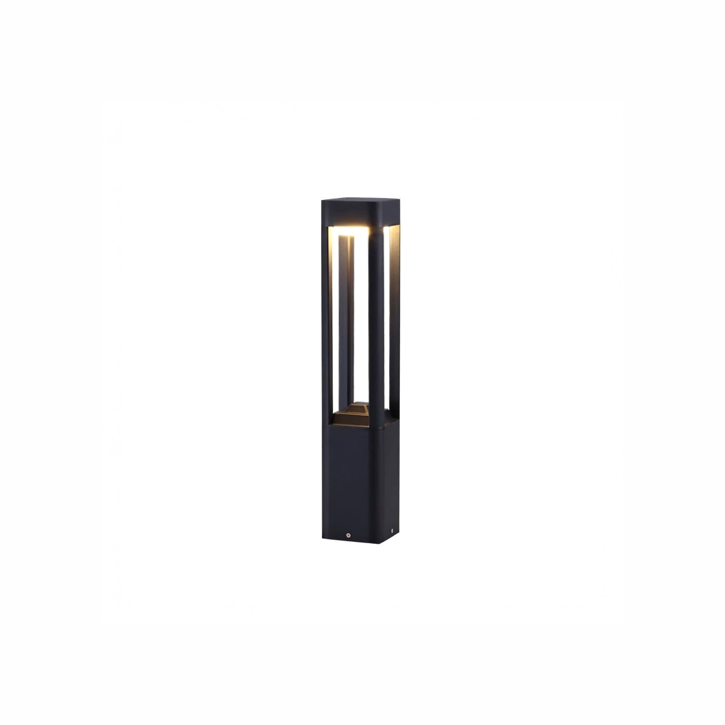 Rectangular Column Garden Modern Aluminum Outdoor Light