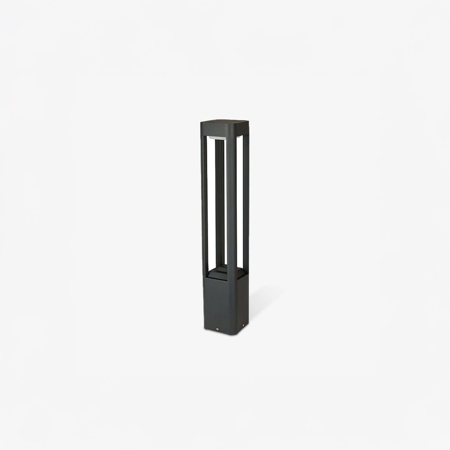 Rectangular Column Garden Modern Aluminum Outdoor Light