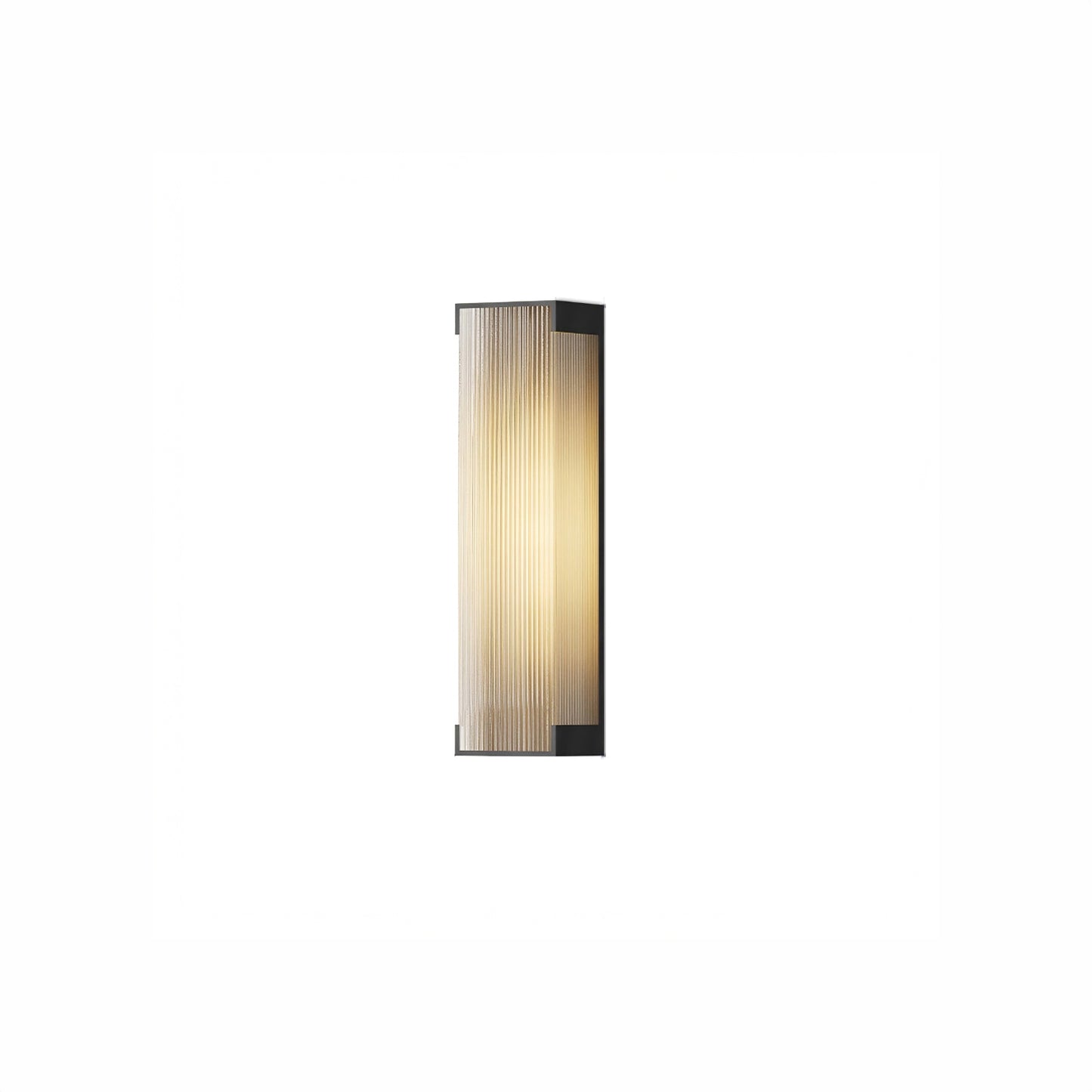 Rectangular Outdoor Modern Steel Wall Light