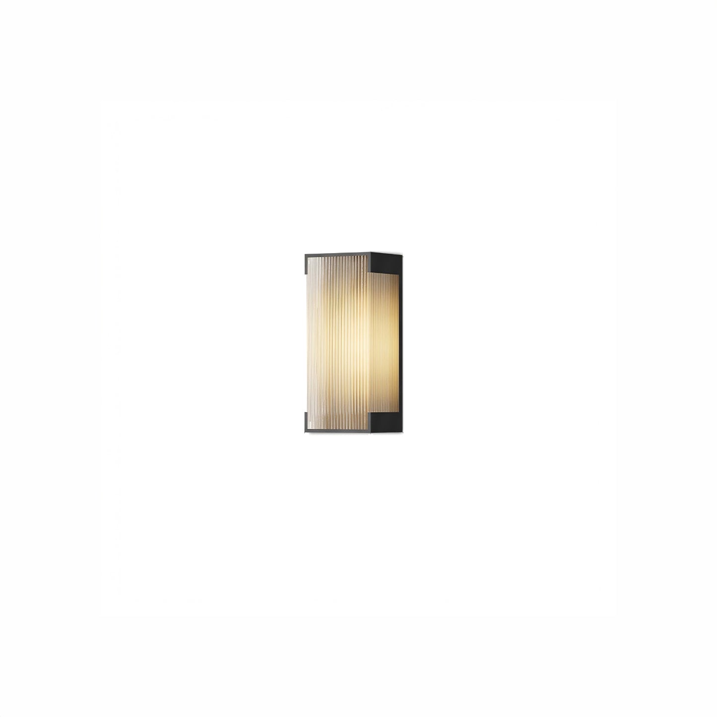 Rectangular Outdoor Modern Steel Wall Light