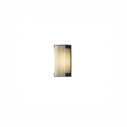 Rectangular Outdoor Modern Steel Wall Light