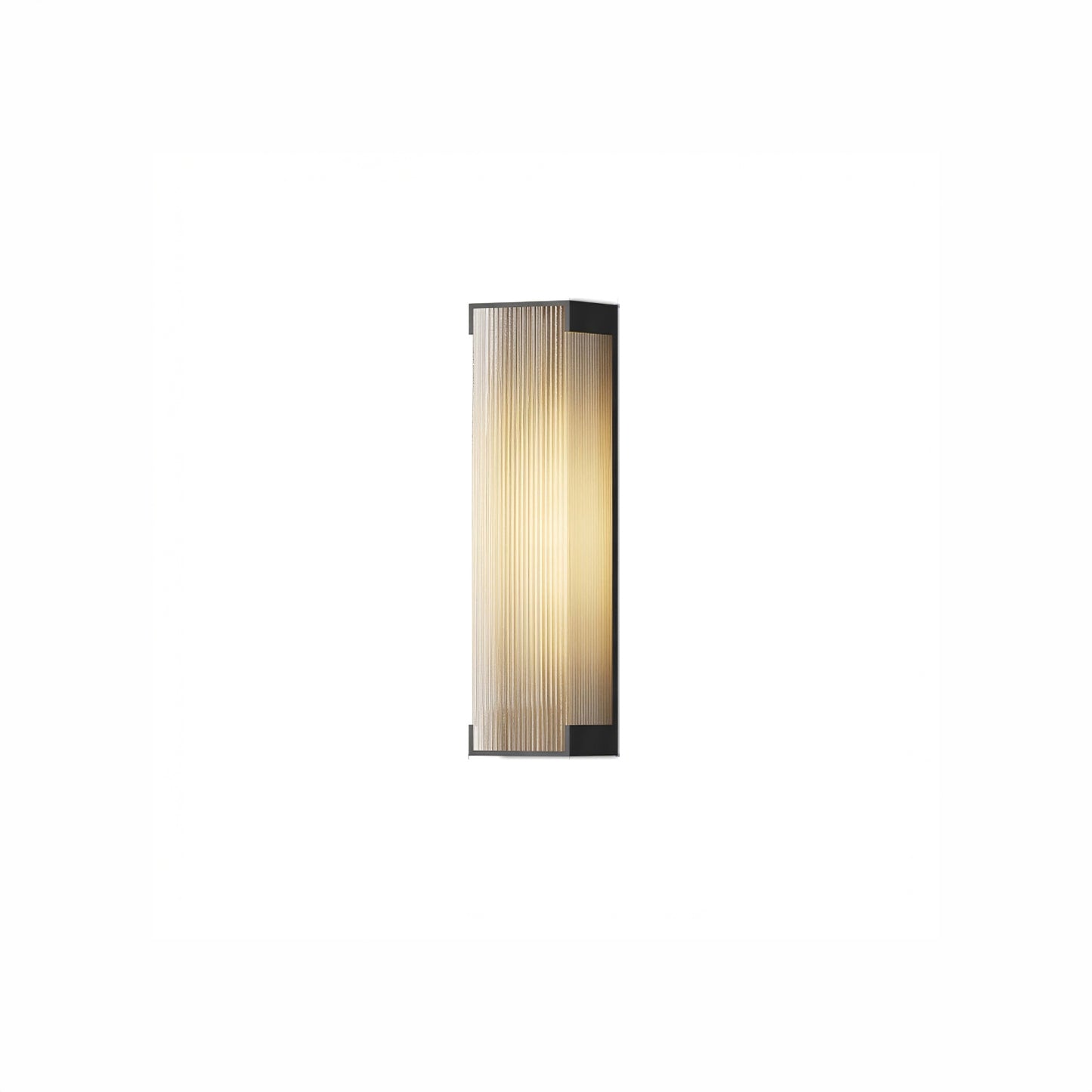 Rectangular Outdoor Modern Steel Wall Light