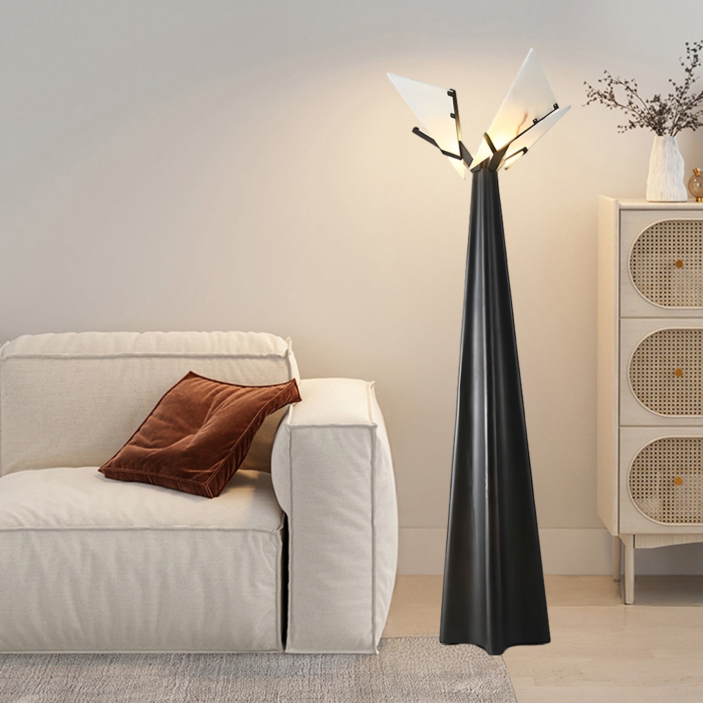 Religieuse Modern Metal Floor Lamp