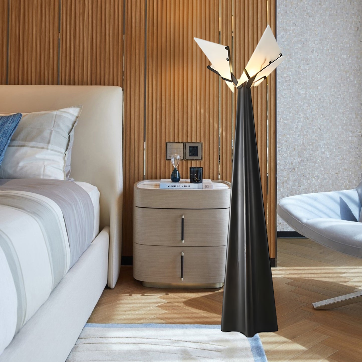 Religieuse Modern Metal Floor Lamp