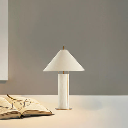 Remi Linen Luxury Metal Table Lamp