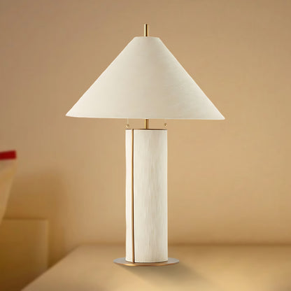 Remi Linen Luxury Metal Table Lamp