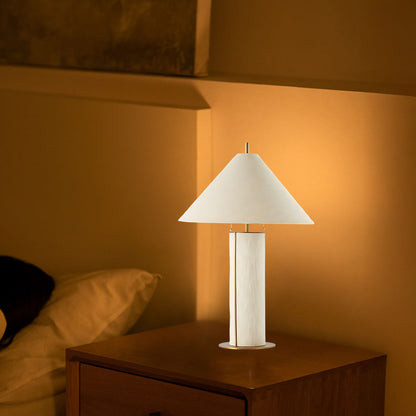 Remi Linen Luxury Metal Table Lamp