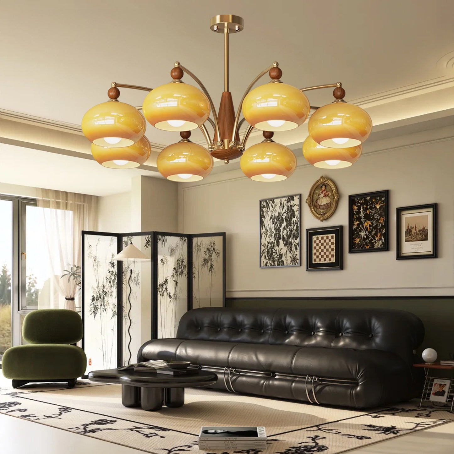 Calliope Retro Crystal Chandelier