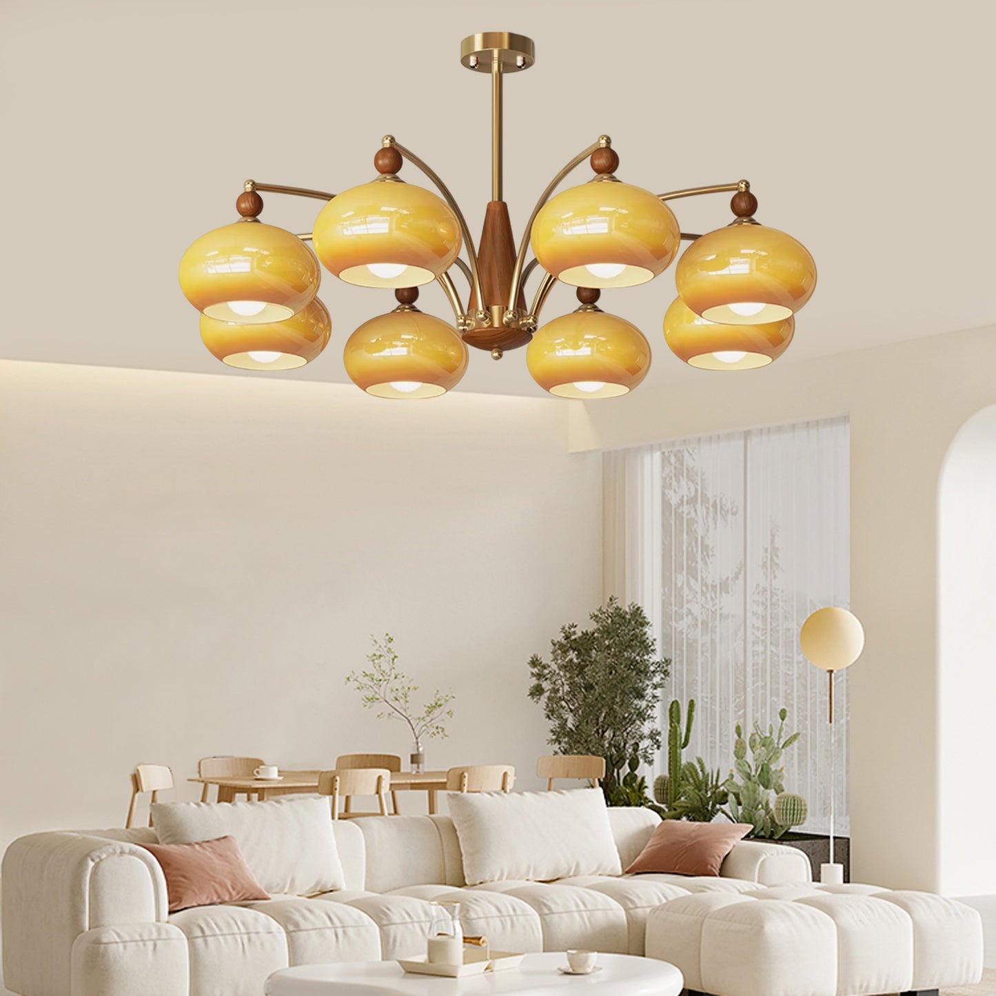 Calliope Retro Crystal Chandelier