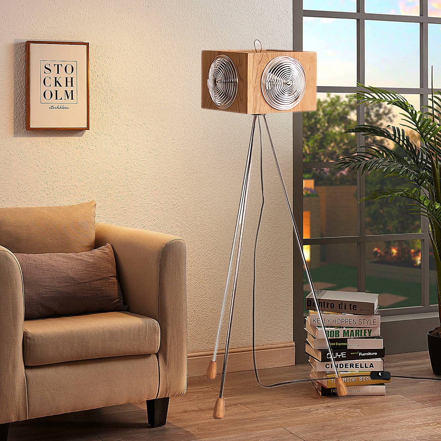 Camera Focus Floor Retro Crystal Lamp