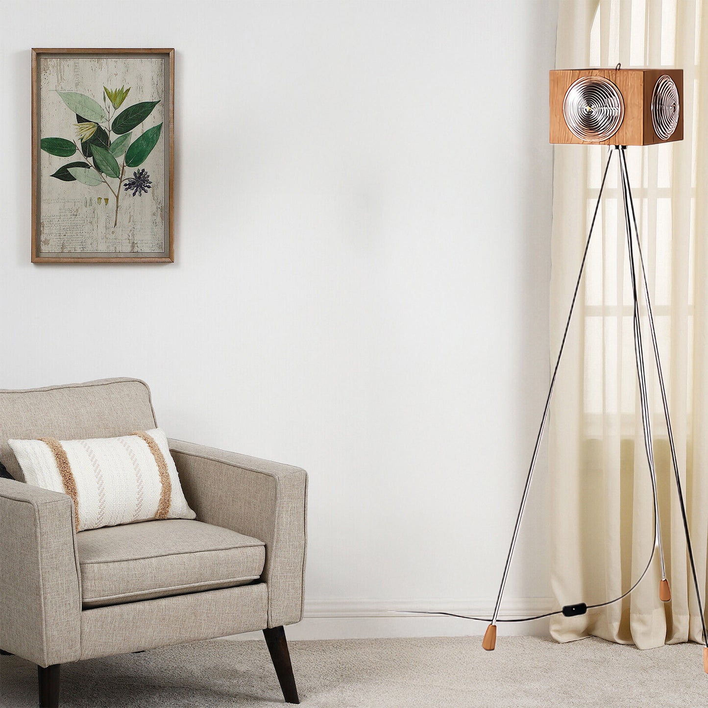 Camera Focus Floor Retro Crystal Lamp