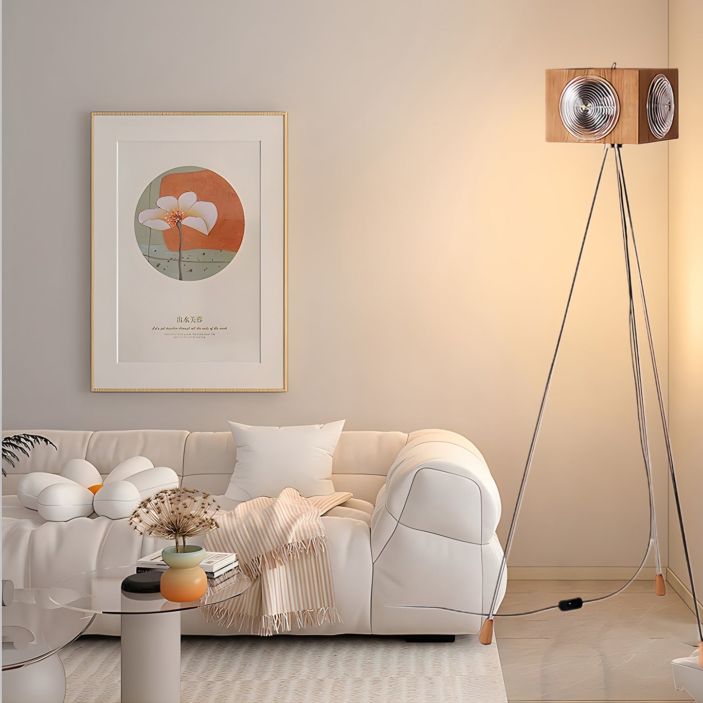 Camera Focus Floor Retro Crystal Lamp