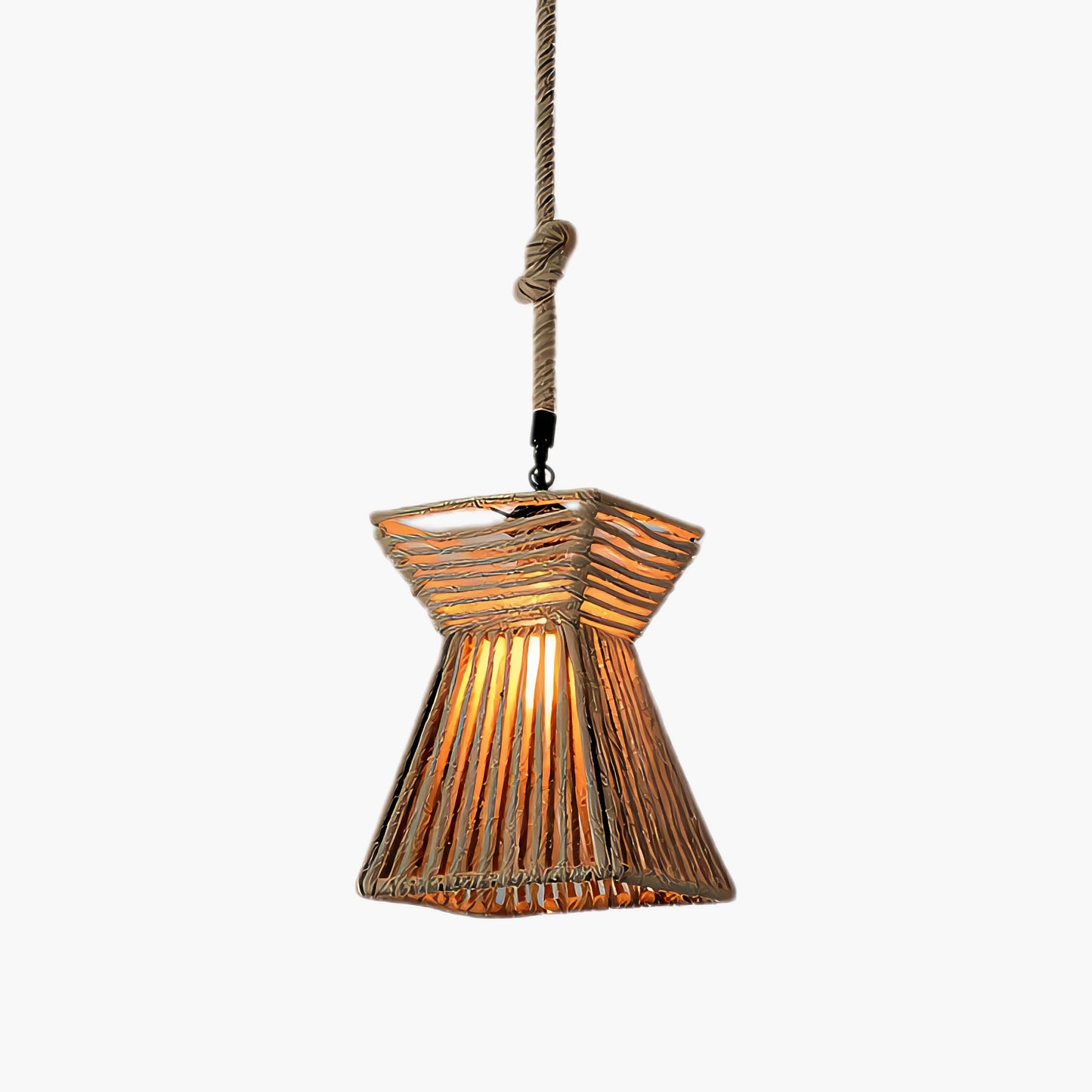 Retro Hemp Rope Exquisite Luxury Material Pendant Light